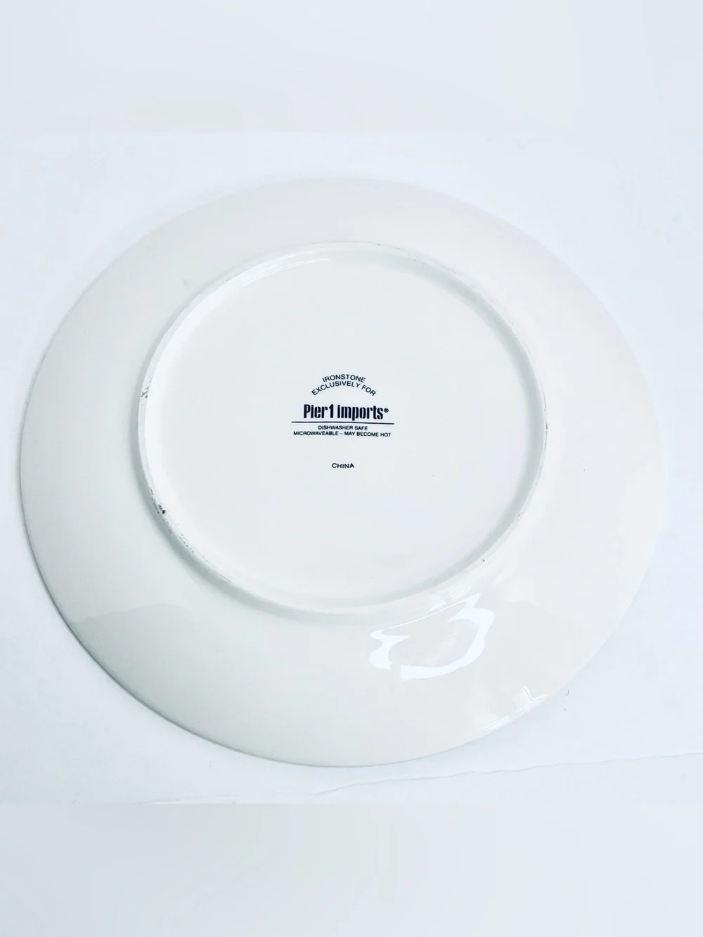 Pier 1 Imports Owl Ironstone Salad Plate 8.75” Woodland Cottagecore